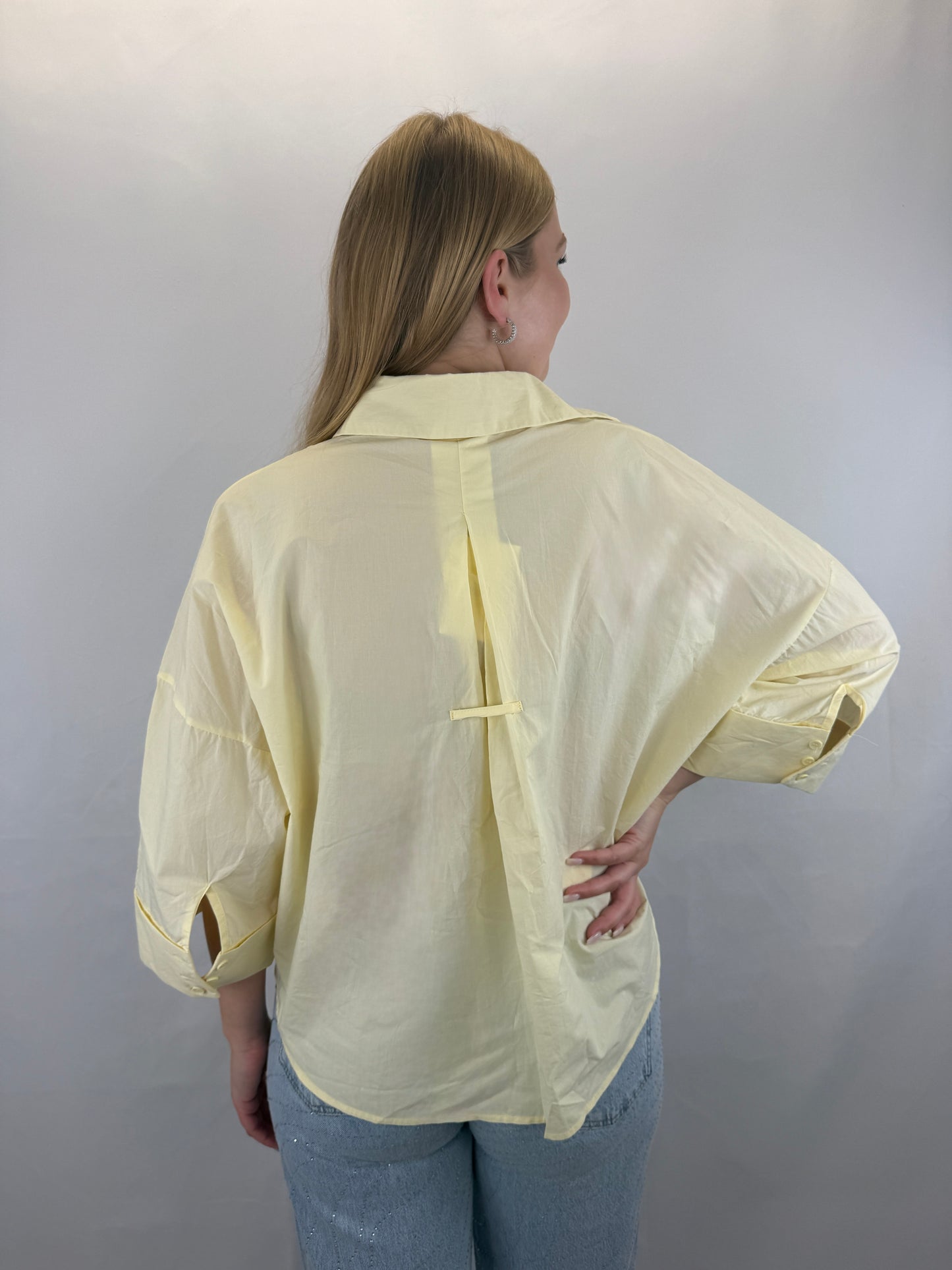 Bluse Daisy - pastellgelb