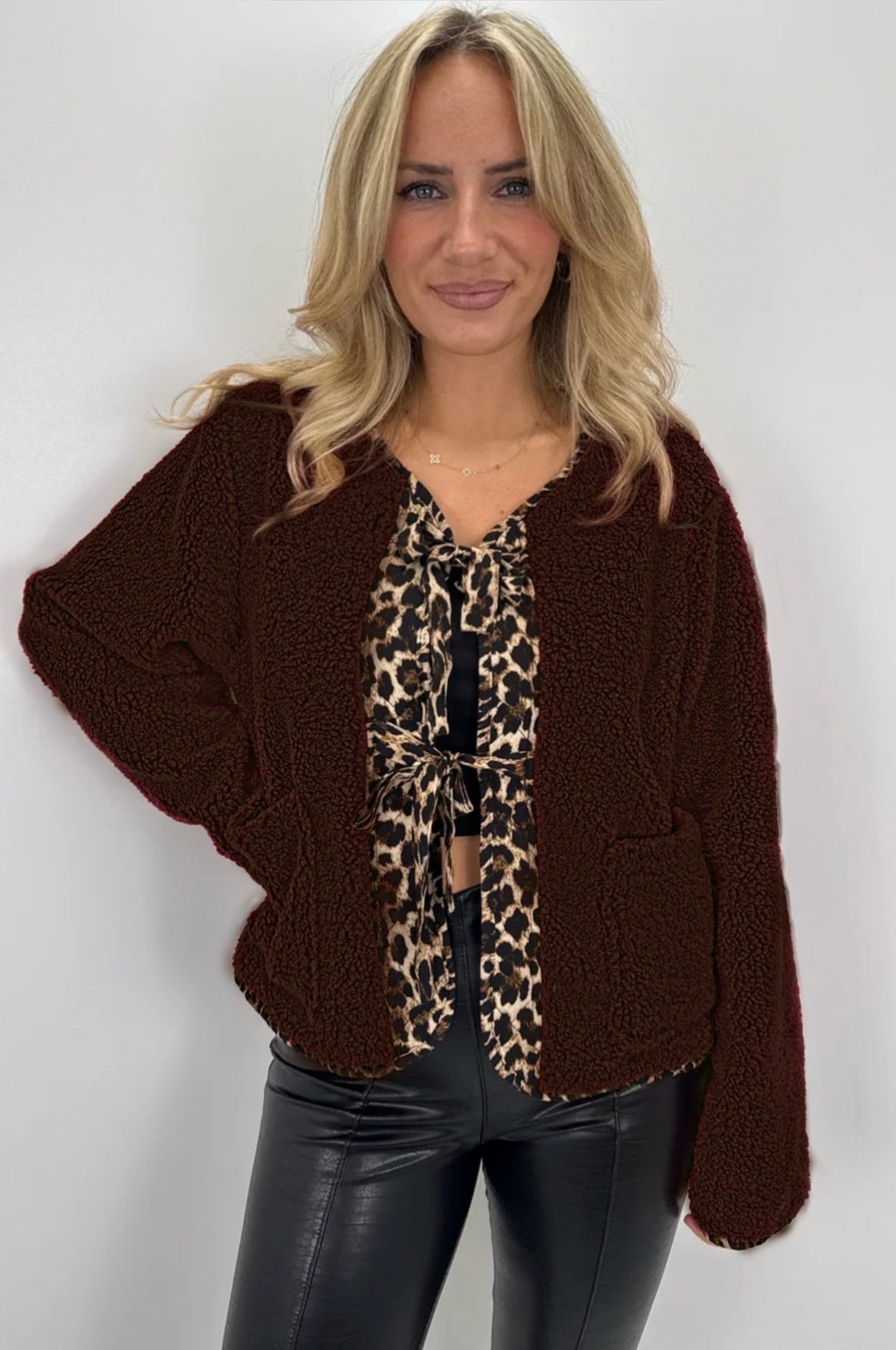 Teddyjacke Bowpard - creme