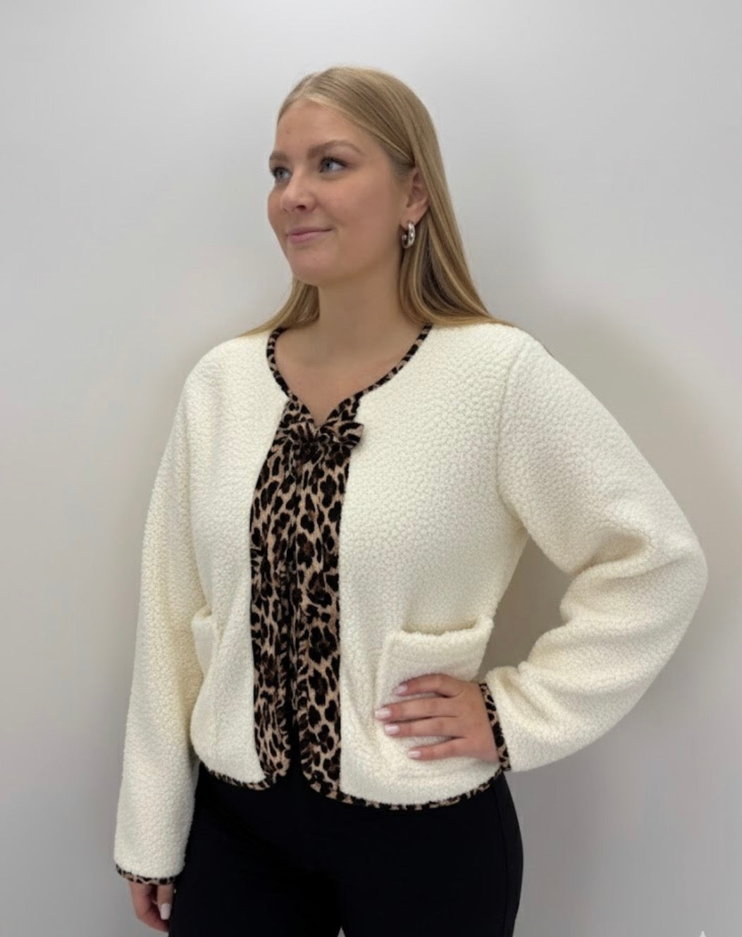 Teddyjacke Bowpard - creme