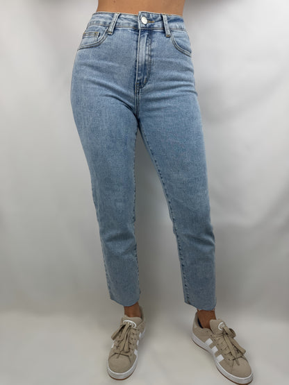 Mom Jeans Mia - blau