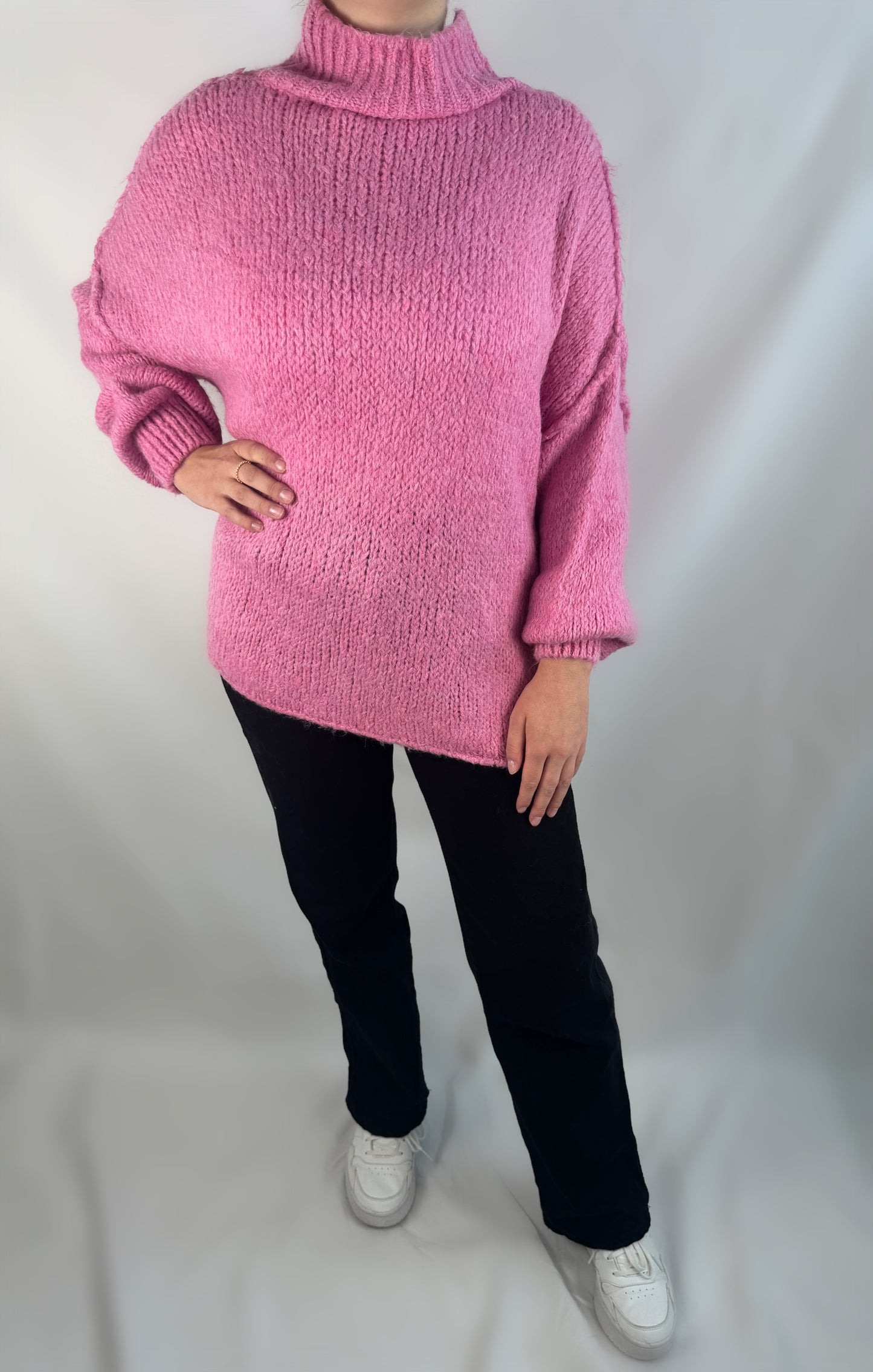 Oversize Pullover - Fuchsia