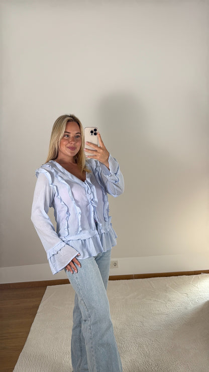 Bluse Lou - hellblau