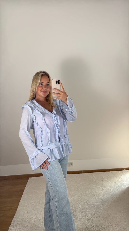 Bluse Lou - hellblau