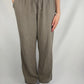 Musselinhose lang  - taupe