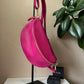 Banana Bag - fuchsia/gold