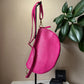 Banana Bag - fuchsia/gold