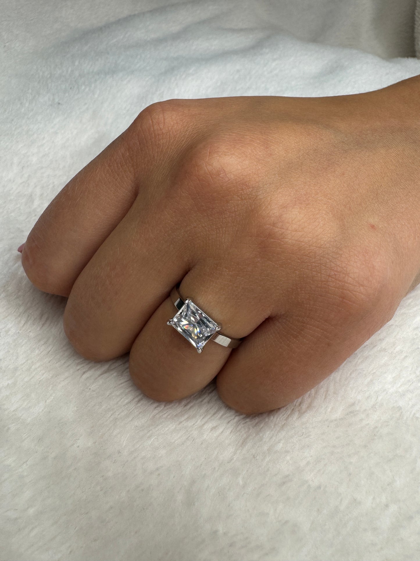 Ring - Diamond silber