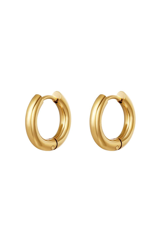 Ohrringe - Mini Creolen gold